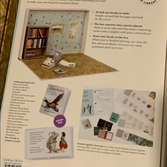 My Miniature Library - 30 Tiny Books, to Make, Read and Treasure. - Picture 14 of 16